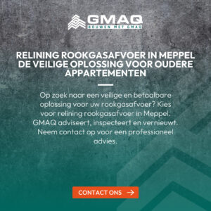Relining rookgasafvoer in Meppel